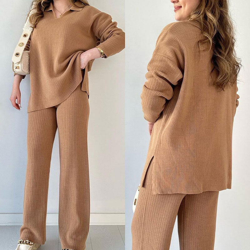 Lily Comfortable V-neck Co-ord Set — alternate view