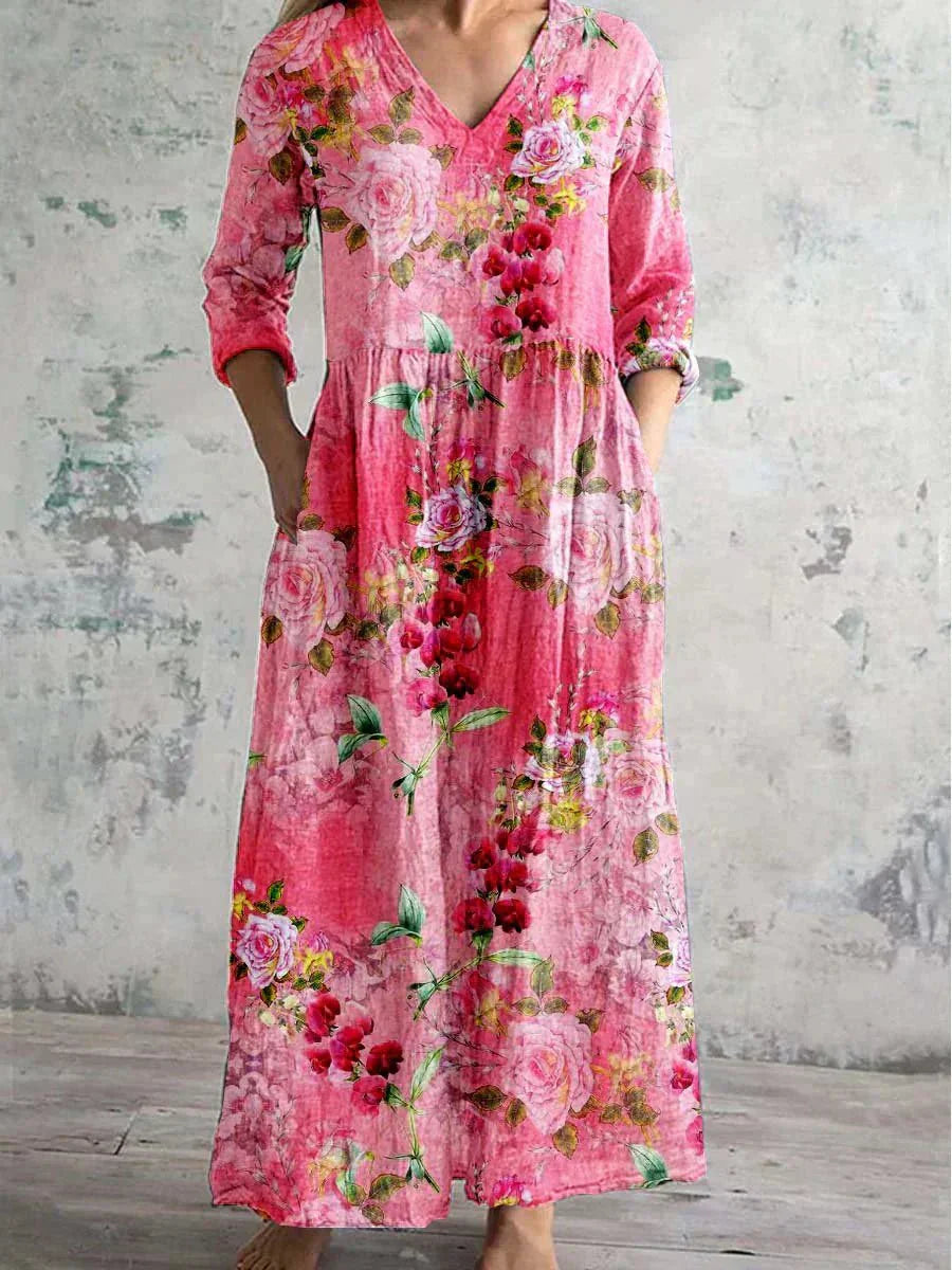 Lumina Boho Summer Dress — front view