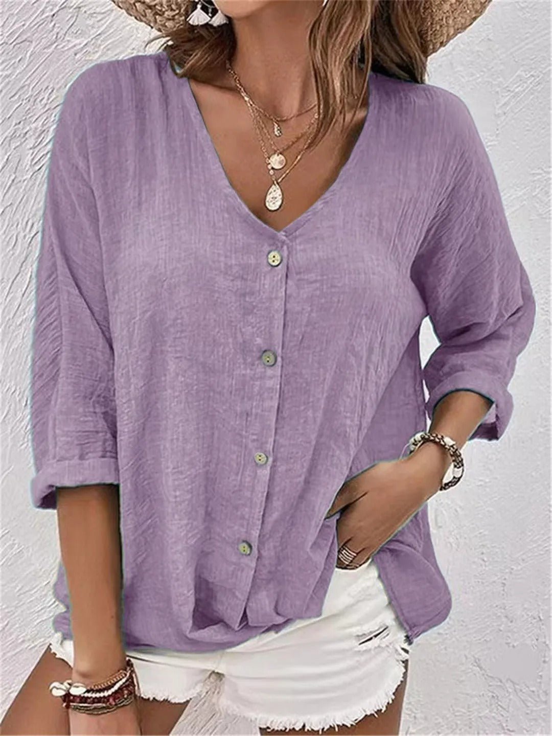 Steffi Breezy Day Top — close-up view