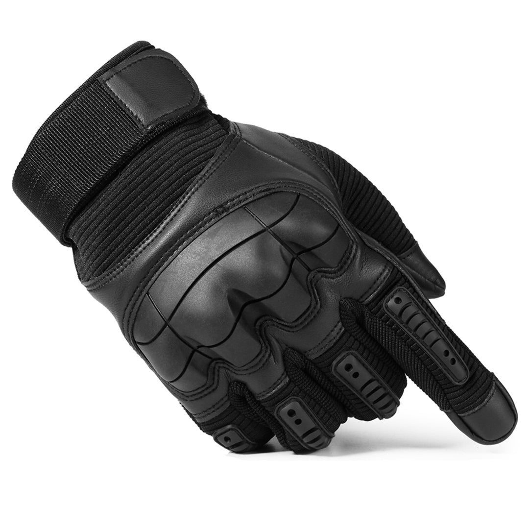 Close-up of the Survival gloves' palm grip texture