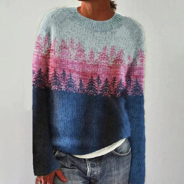 Luna Cozy Retro Sweater — alternate view