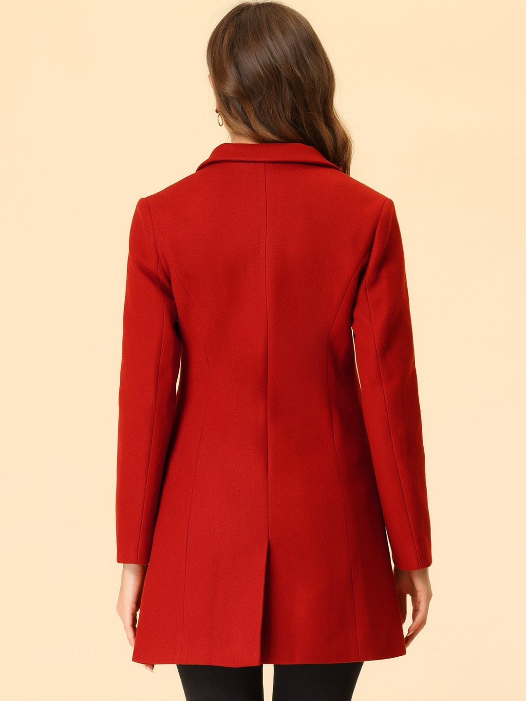 Wool Coat | Classic Cut with Collar