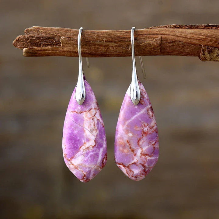 Nature’s Artistry Teardrop Earrings