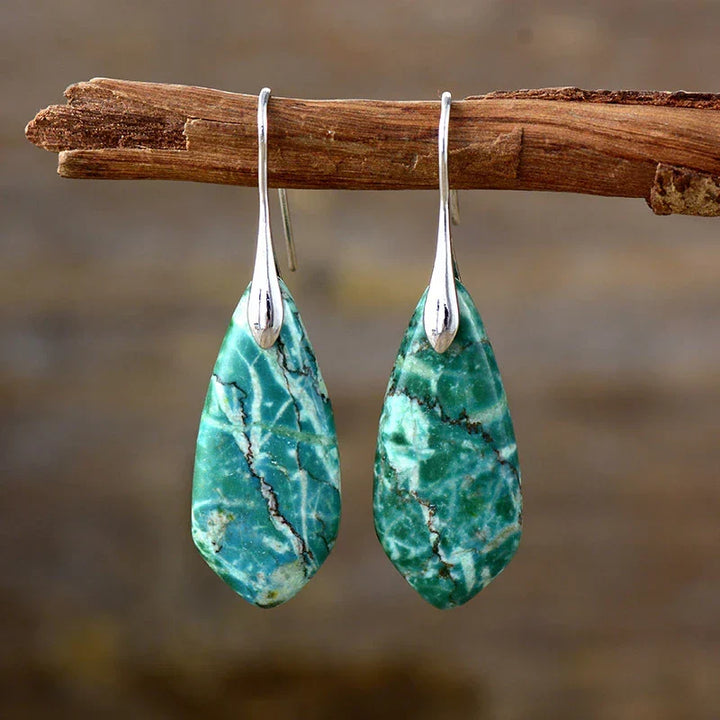Nature’s Artistry Teardrop Earrings