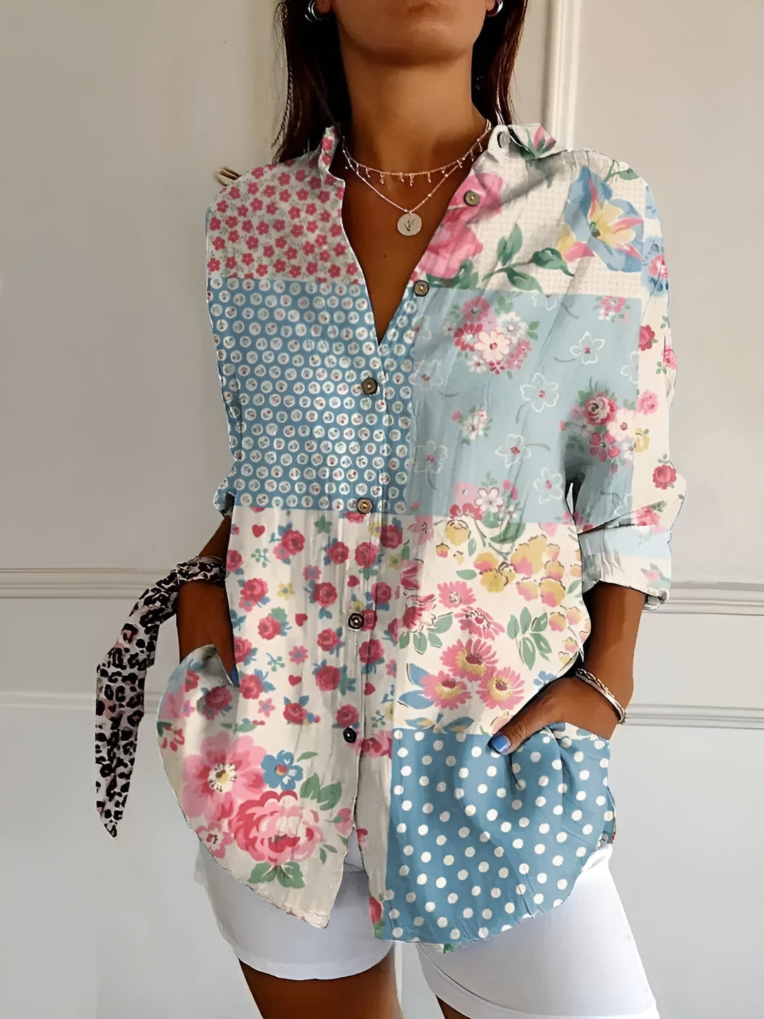 Effortless Elegance Shirt — close-up view