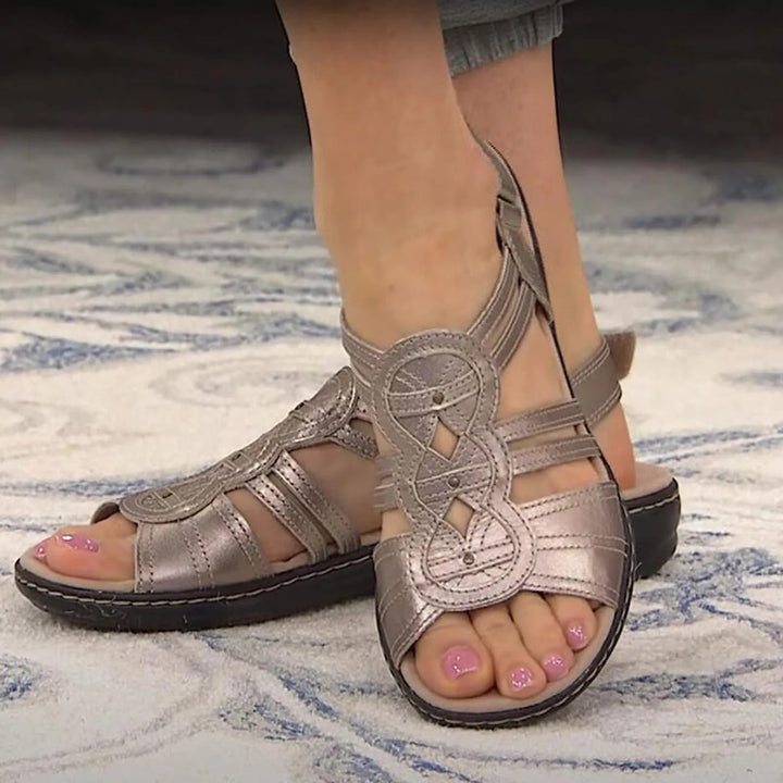 Lina Orthopedic Sandals — lifestyle view