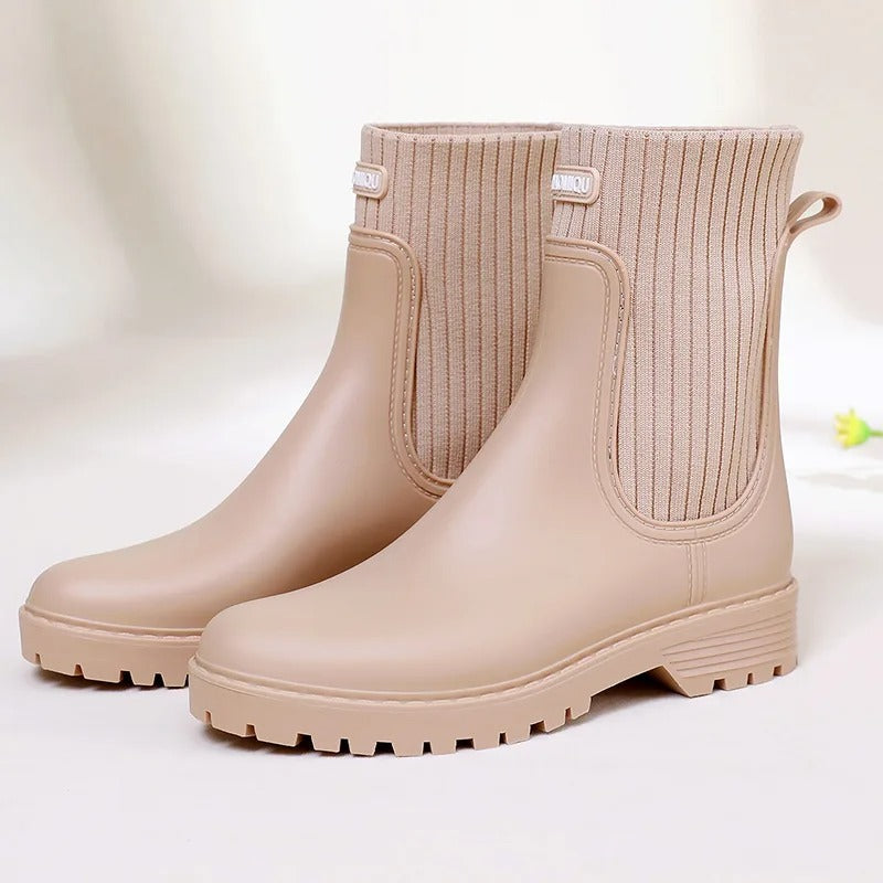 Comfortable Waterproof Ladies' Rain Boots - Livia Rain Luxe