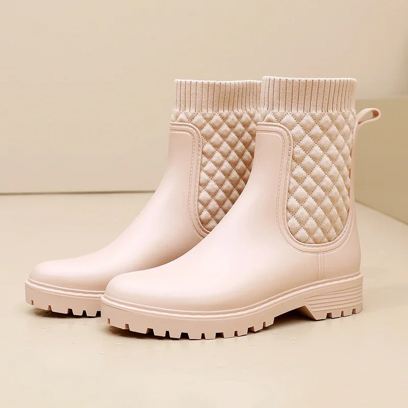 Comfortable Waterproof Ladies' Rain Boots - Livia Rain Luxe