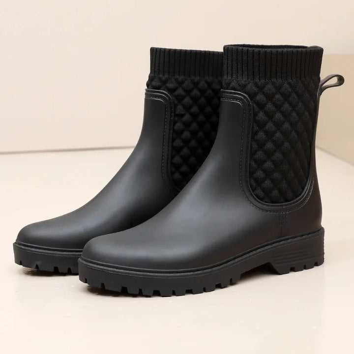 Comfortable Waterproof Ladies' Rain Boots - Livia Rain Luxe