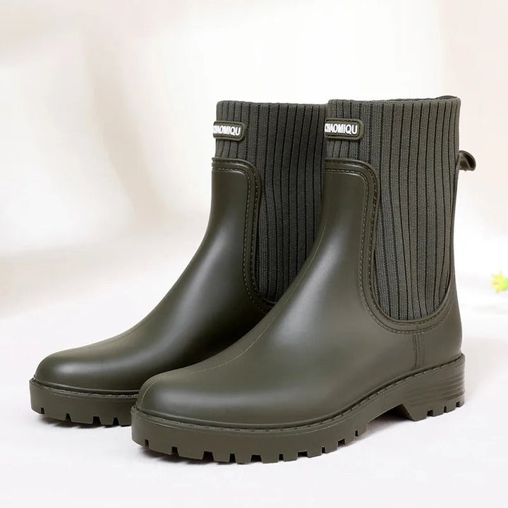 Comfortable Waterproof Ladies' Rain Boots - Livia Rain Luxe