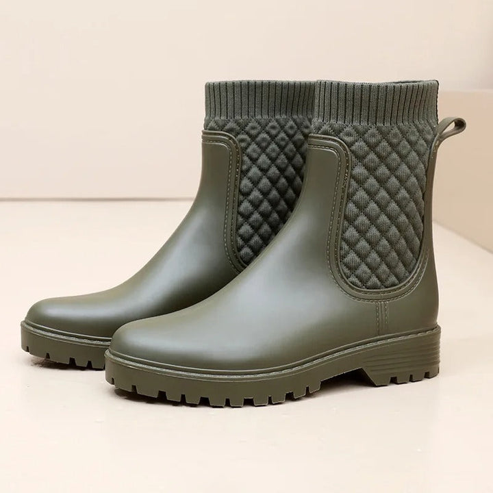 Comfortable Waterproof Ladies' Rain Boots - Livia Rain Luxe