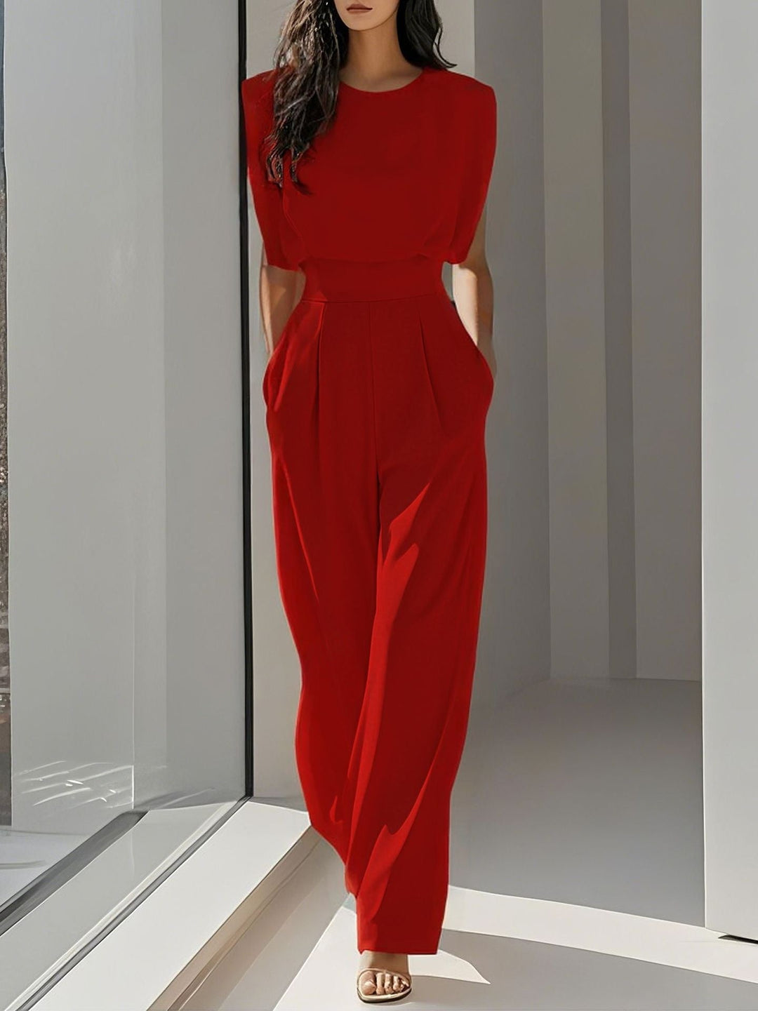 Paquita Elegant Jumpsuit — back view
