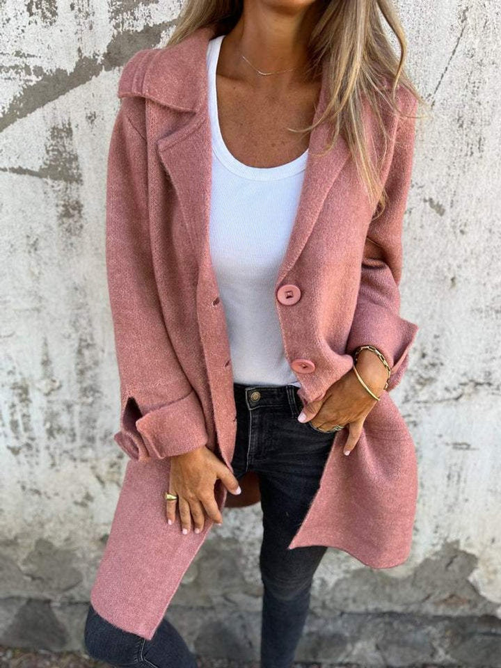 Anneliese | Women's Relaxed Fit Longline Button Front Coat