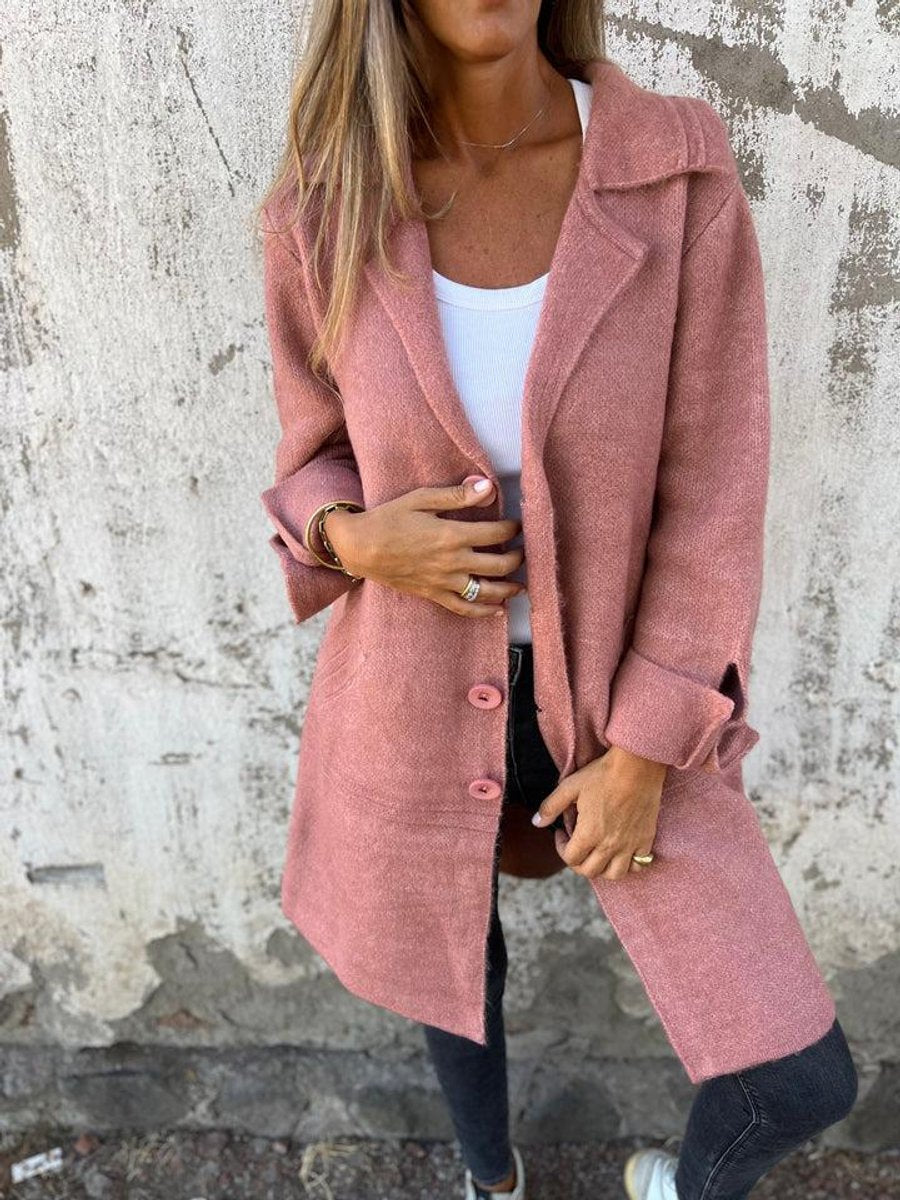 Anneliese | Women's Relaxed Fit Longline Button Front Coat