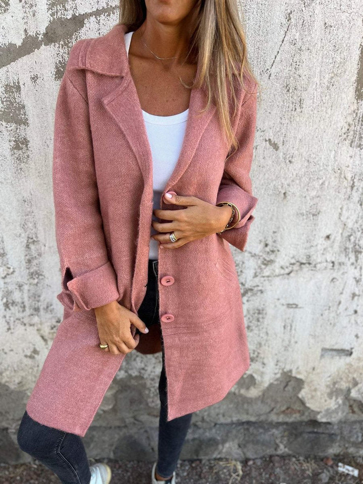 Anneliese | Women's Relaxed Fit Longline Button Front Coat