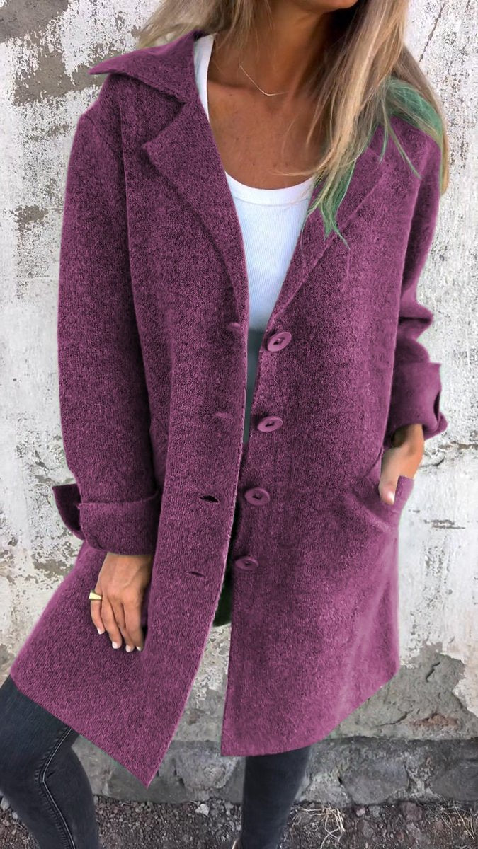 Anneliese | Women's Relaxed Fit Longline Button Front Coat