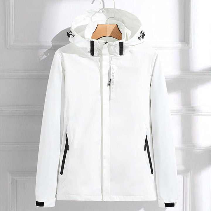 Rosalind | Women's Hooded Windbreaker Rain Jacket with Adjustable Hem