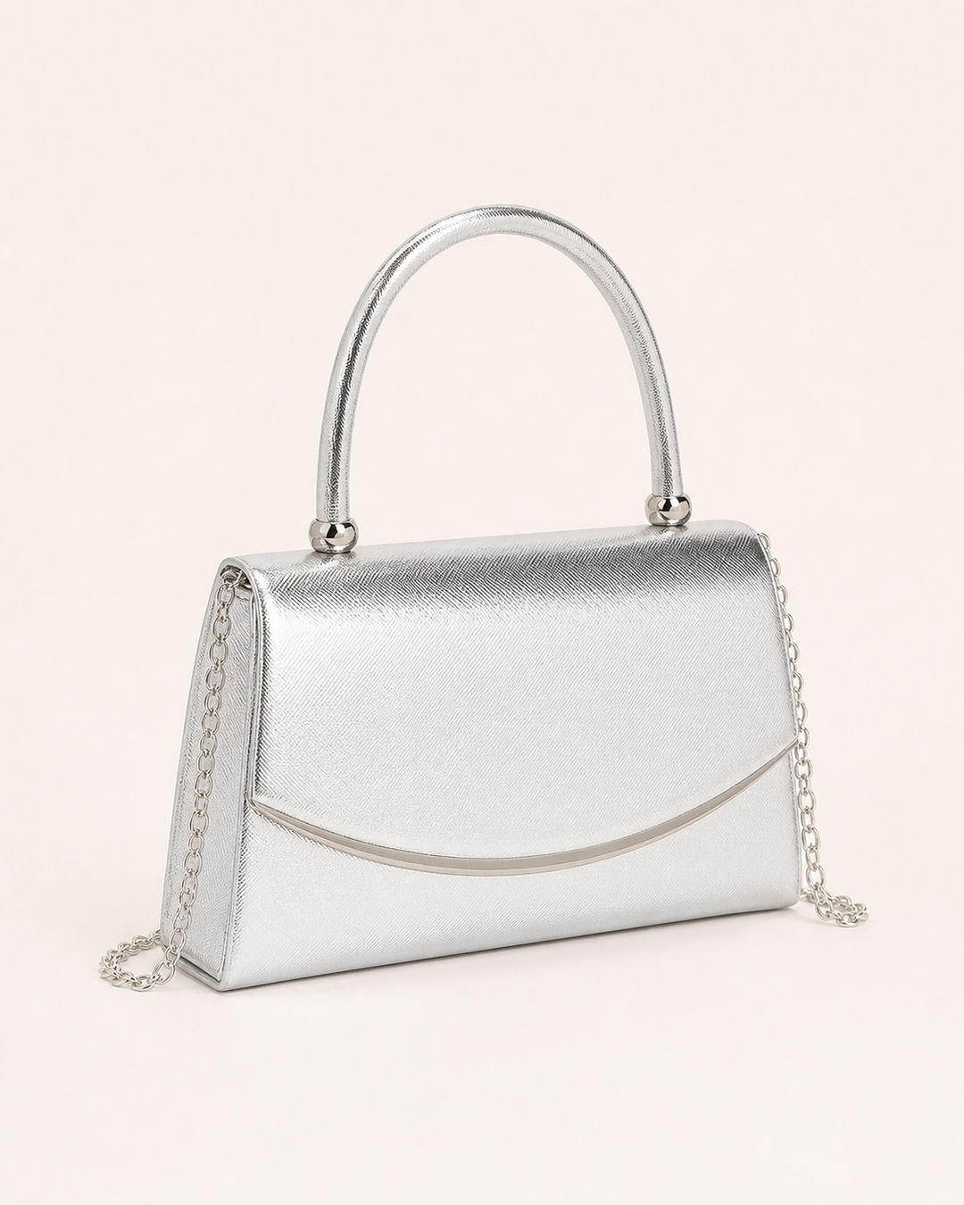 Zirel | Clutch Bag with Structured Top Handle